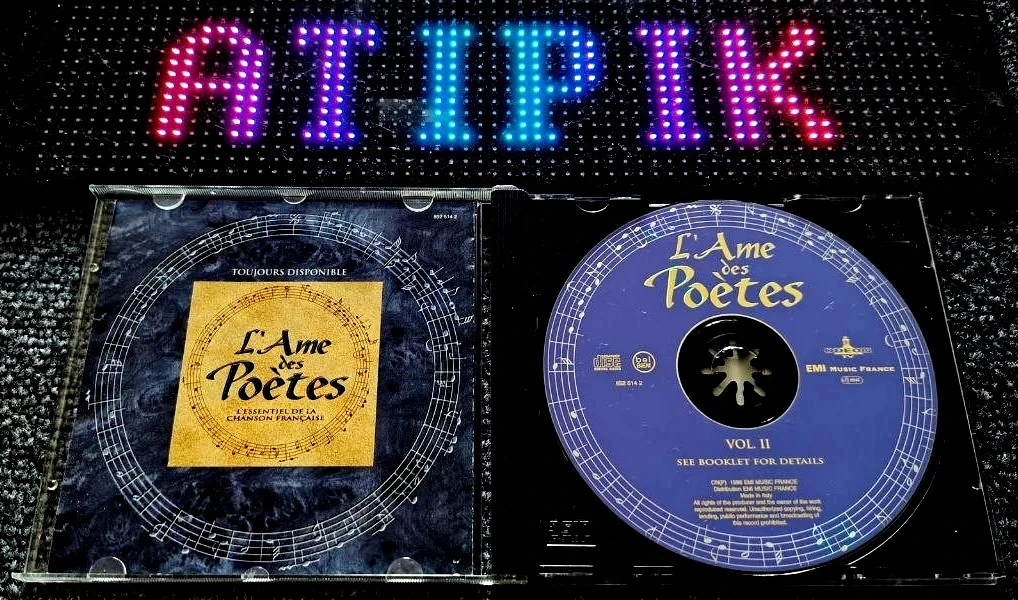💕Cd L'Ame Des Poetes Vol 2 - Chanson Francaise Collector 🎶 – photo 3